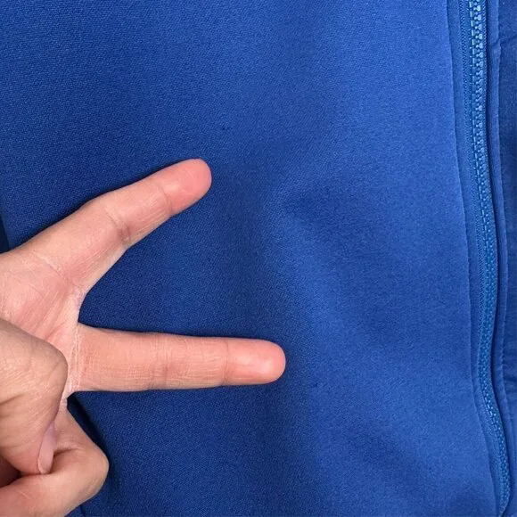 Best Buy Employee Uniform Full Zip Blue Jacket Coat Mens XL Tri-Mountain Fleece - Picture 6 of 13